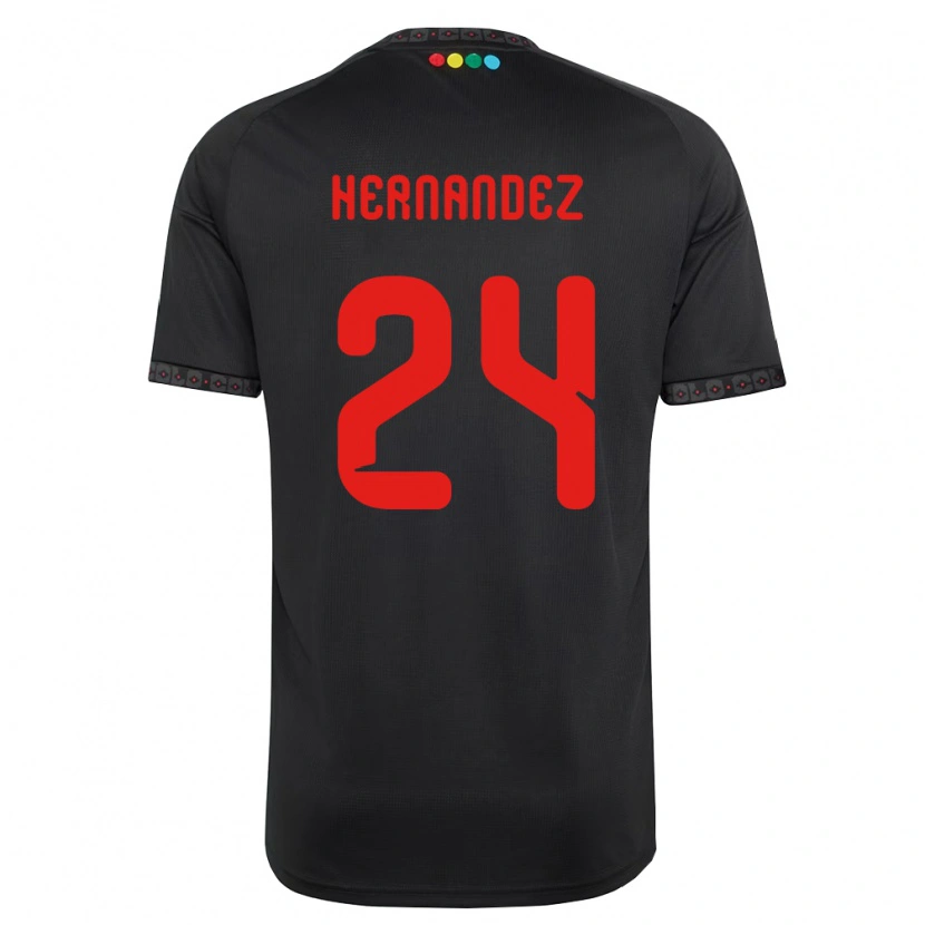Danxen Homem Camisola Leandro Hernández #24 Preto Vermelho Alternativa 2026/27 Camisa Brasil