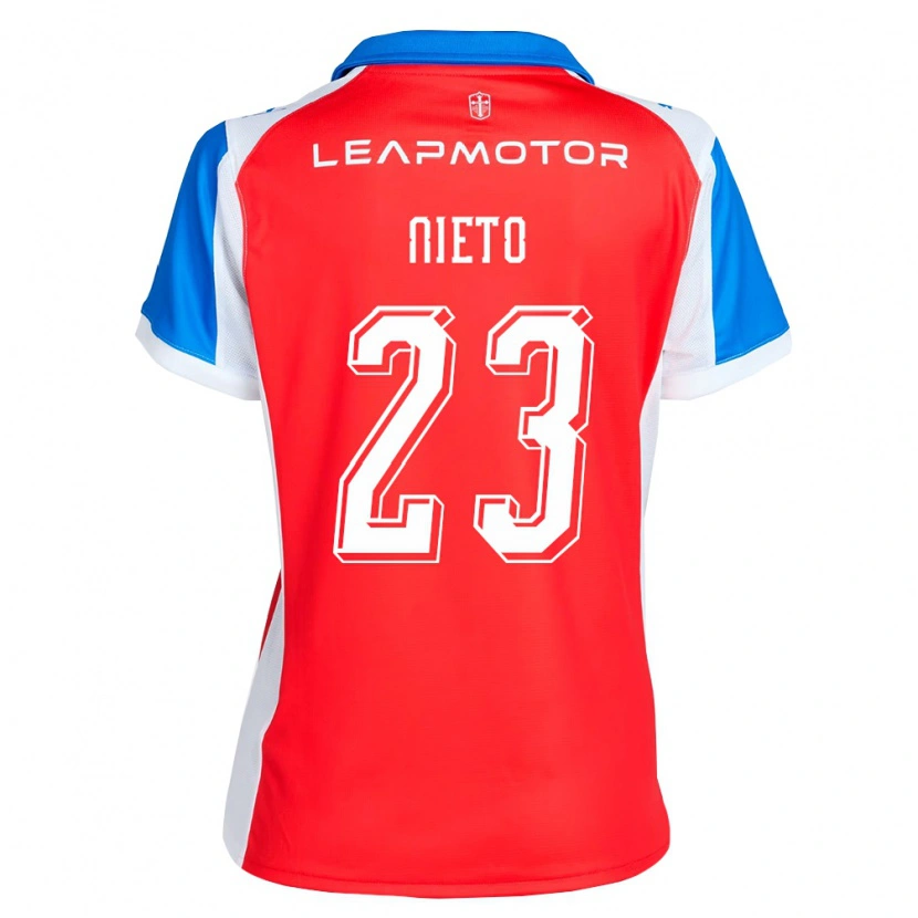 Danxen Homem Camisola Byron Nieto #23 Vermelho Azul Alternativa 2026/27 Camisa Brasil
