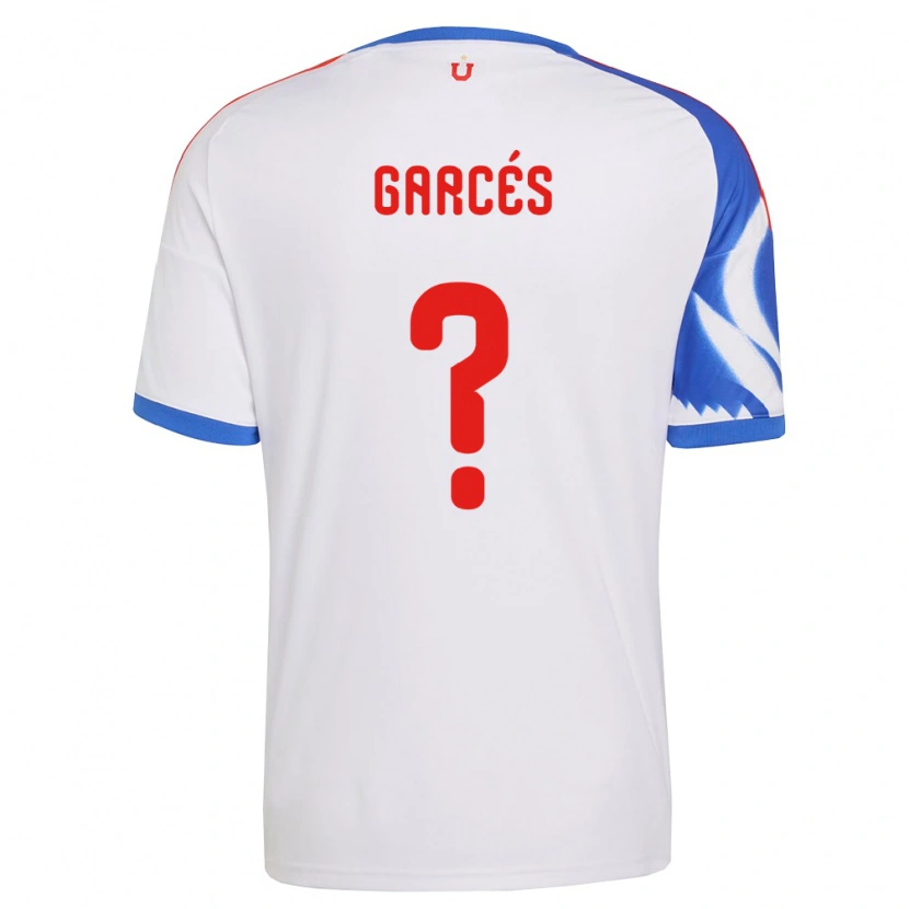 Danxen Homem Camisola Benjamín Garcés #0 Branco Azul Marinho Alternativa 2026/27 Camisa Brasil