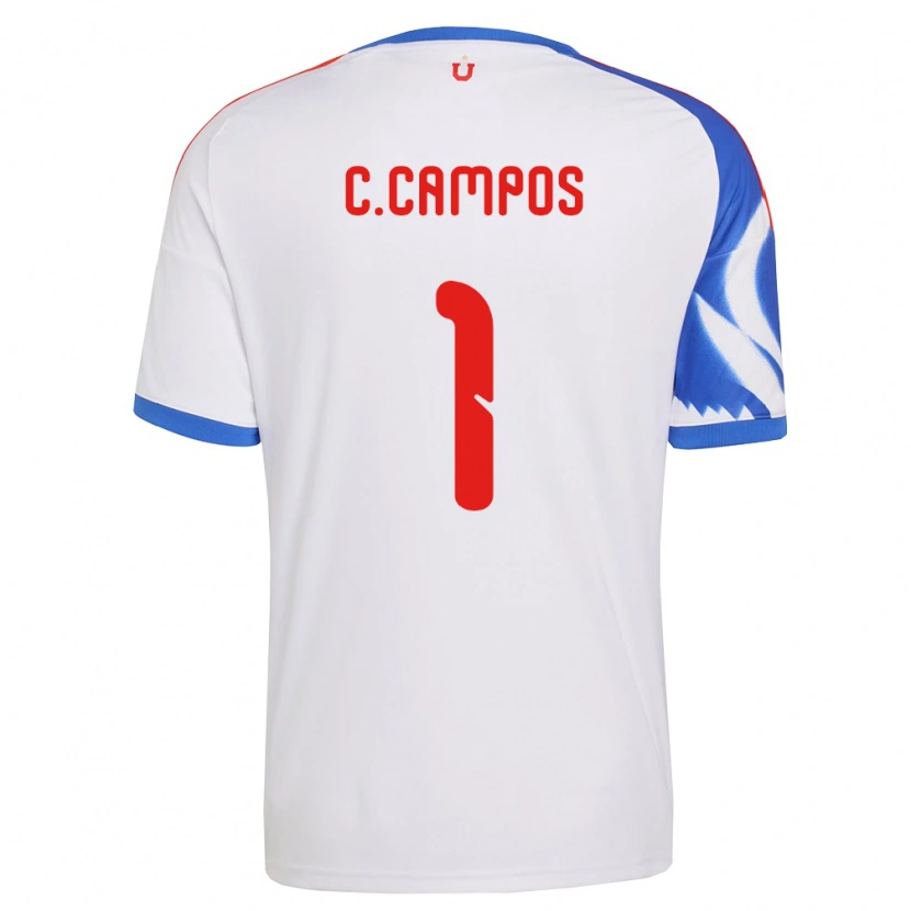 Danxen Homem Camisola Cristóbal Campos #1 Branco Azul Marinho Alternativa 2026/27 Camisa Brasil
