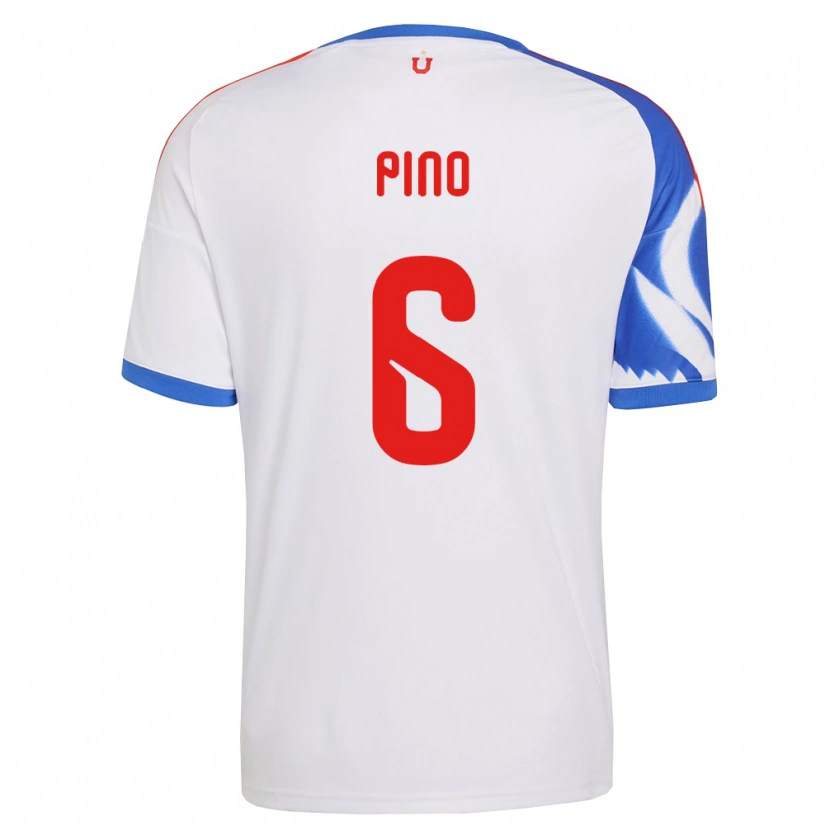 Danxen Homem Camisola Gisela Pino #6 Branco Azul Marinho Alternativa 2026/27 Camisa Brasil