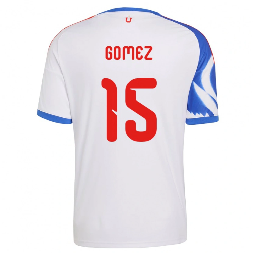 Danxen Homem Camisola Juan Pablo Gómez #15 Branco Azul Marinho Alternativa 2026/27 Camisa Brasil