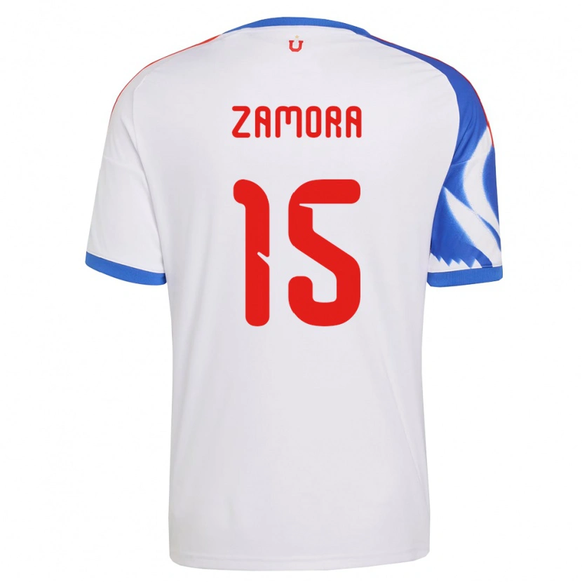 Danxen Homem Camisola Daniela Zamora #15 Branco Azul Marinho Alternativa 2026/27 Camisa Brasil