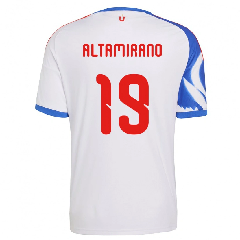 Danxen Homem Camisola Javier Altamirano #19 Branco Azul Marinho Alternativa 2026/27 Camisa Brasil
