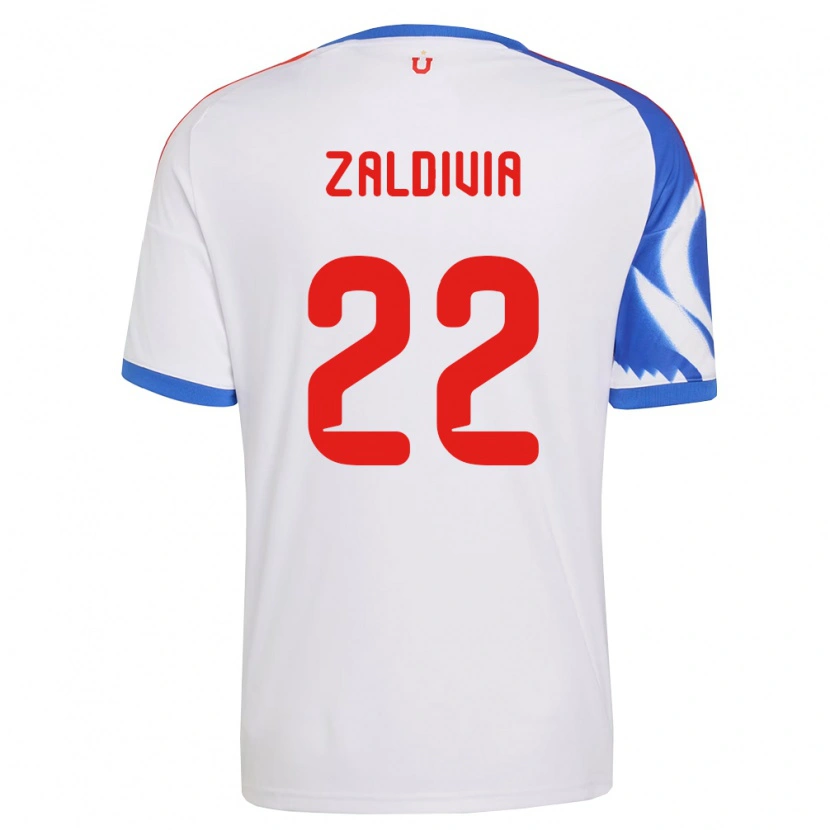 Danxen Homem Camisola Matías Zaldivia #22 Branco Azul Marinho Alternativa 2026/27 Camisa Brasil