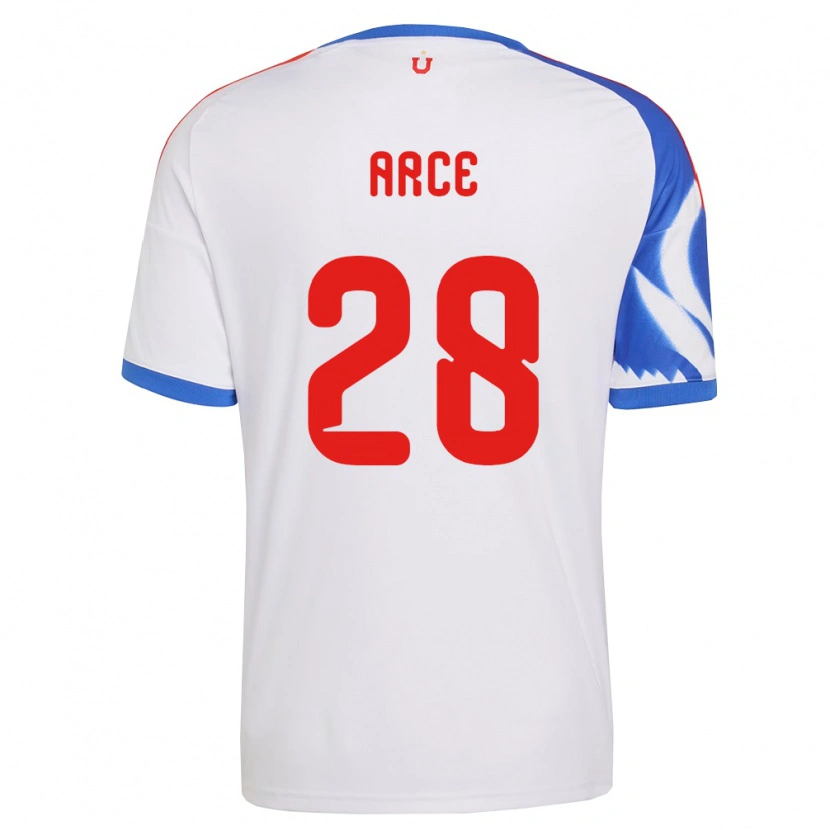 Danxen Homem Camisola Agustín Arce #28 Branco Azul Marinho Alternativa 2026/27 Camisa Brasil
