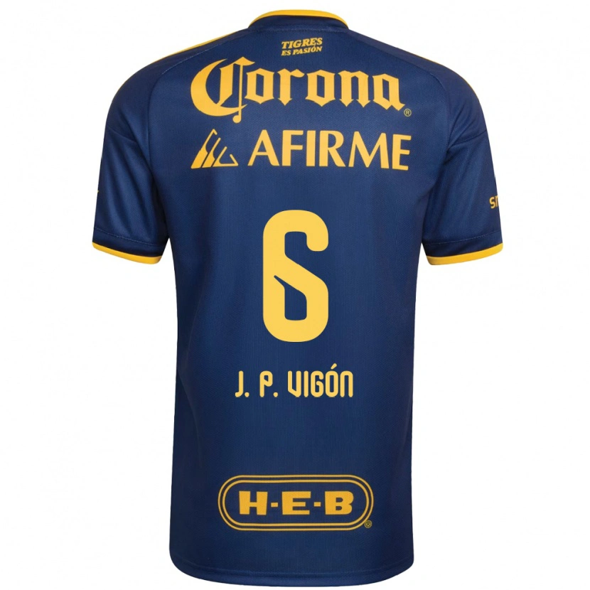 Danxen Homem Camisola Juan Pablo Vigón #6 Azul Real Amarelo Alternativa 2026/27 Camisa Brasil