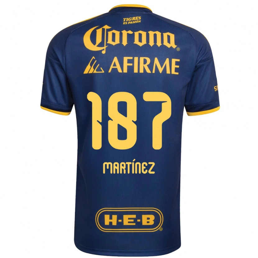 Danxen Homem Camisola Emilio Martínez #187 Azul Real Amarelo Alternativa 2026/27 Camisa Brasil