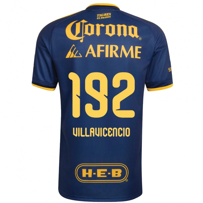 Danxen Homem Camisola Edgar Villavicencio #192 Azul Real Amarelo Alternativa 2026/27 Camisa Brasil