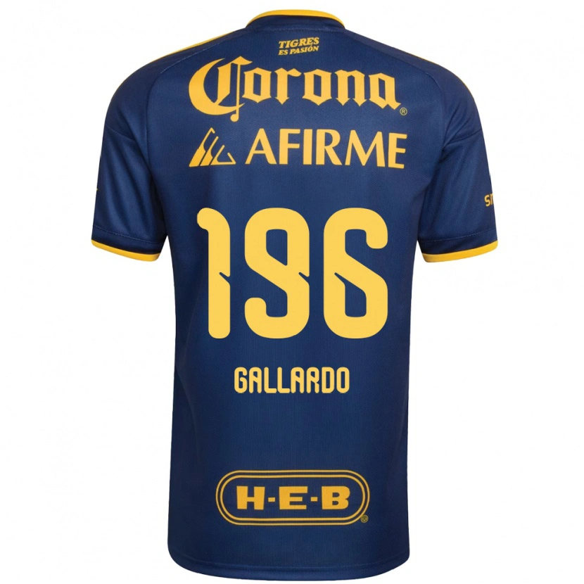 Danxen Homem Camisola Gael Gallardo #196 Azul Real Amarelo Alternativa 2026/27 Camisa Brasil