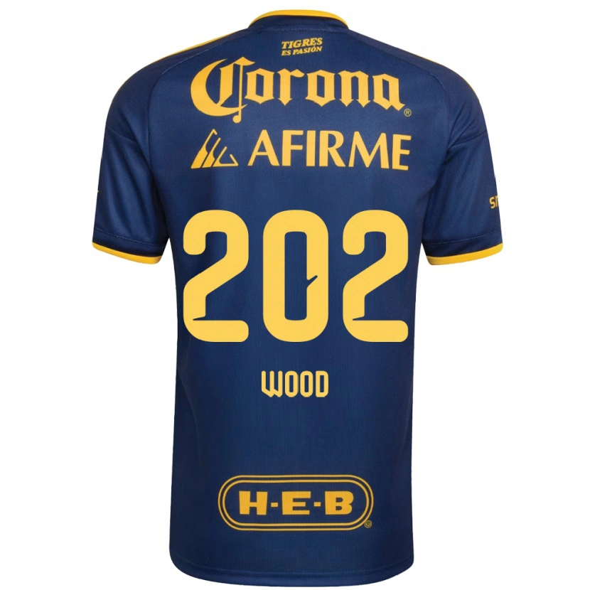 Danxen Homem Camisola Yael Wood #202 Azul Real Amarelo Alternativa 2026/27 Camisa Brasil