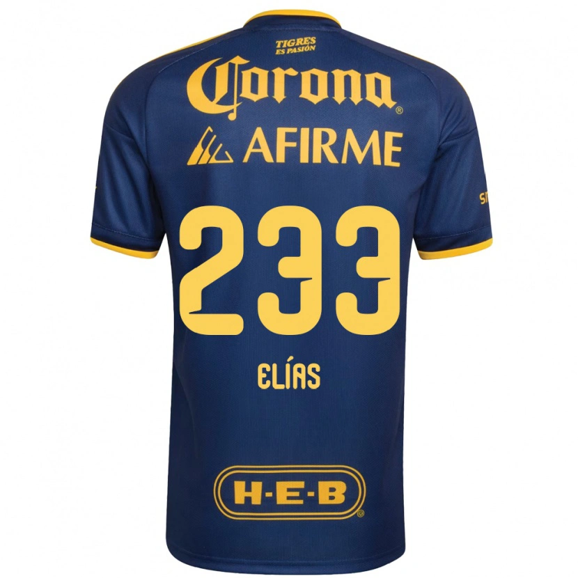 Danxen Homem Camisola Bruno Elías #233 Azul Real Amarelo Alternativa 2026/27 Camisa Brasil