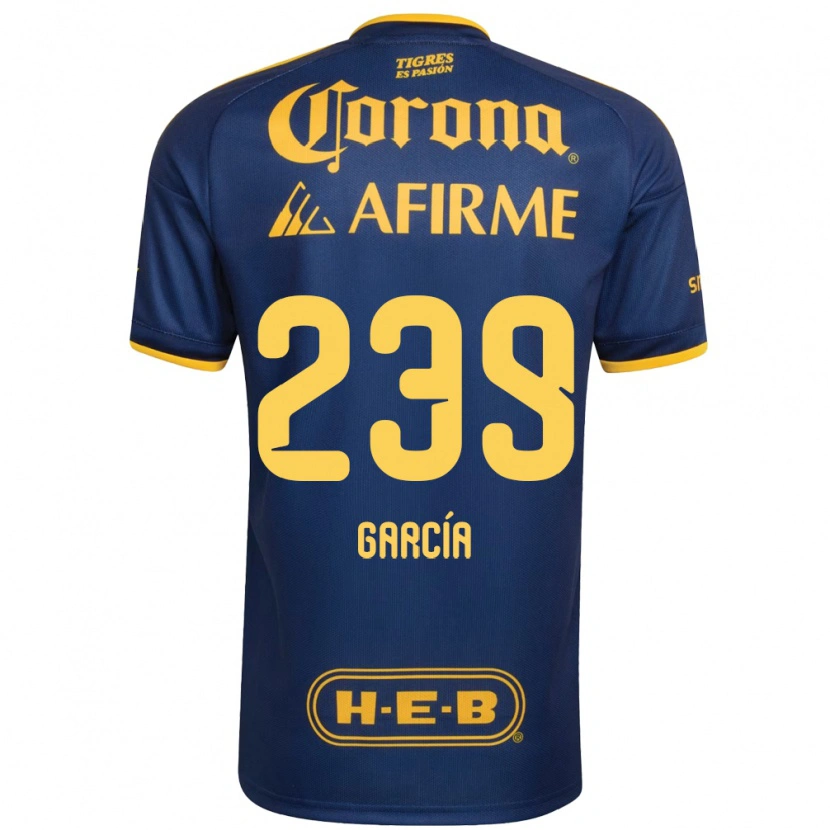 Danxen Homem Camisola Diego García #239 Azul Real Amarelo Alternativa 2026/27 Camisa Brasil