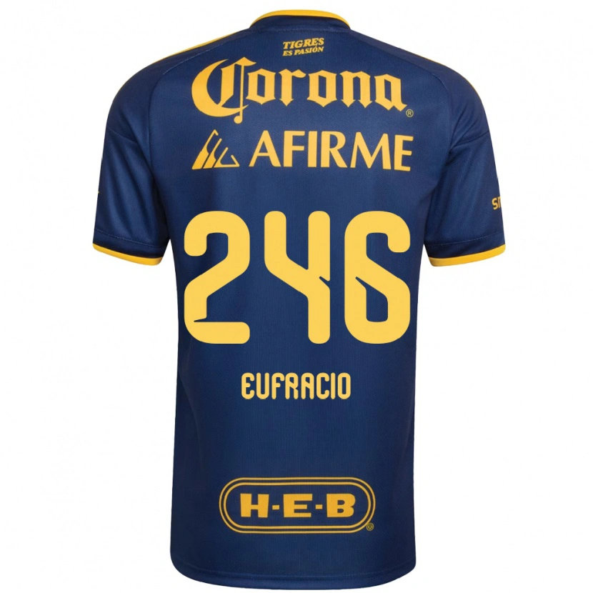 Danxen Homem Camisola Enrique Eufracio #246 Azul Real Amarelo Alternativa 2026/27 Camisa Brasil