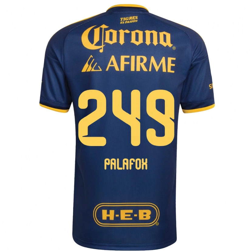 Danxen Homem Camisola José Palafox #249 Azul Real Amarelo Alternativa 2026/27 Camisa Brasil