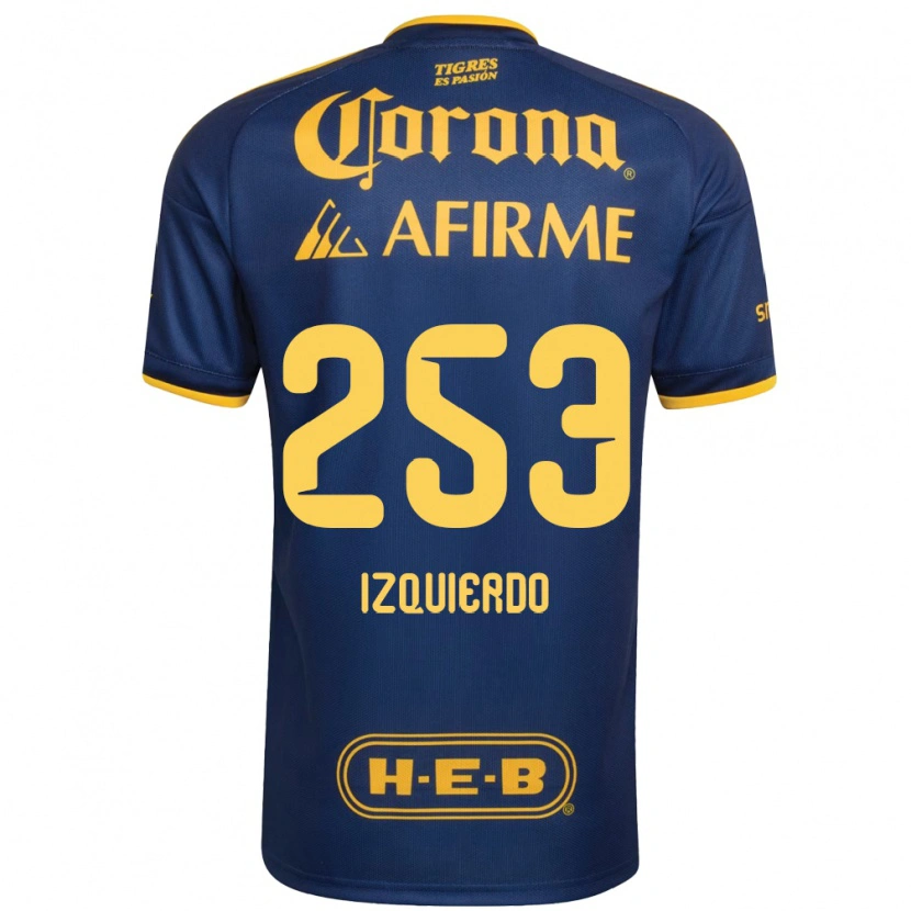 Danxen Homem Camisola Diego Izquierdo #253 Azul Real Amarelo Alternativa 2026/27 Camisa Brasil