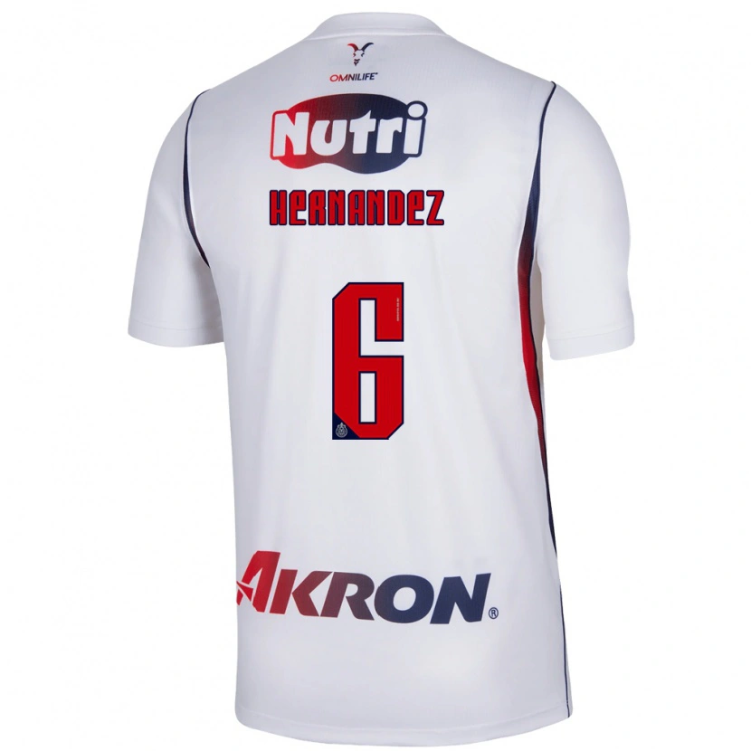 Danxen Homem Camisola Ana Camila Hernández #6 Branco Azul Marinho Vermelho Alternativa 2026/27 Camisa Brasil