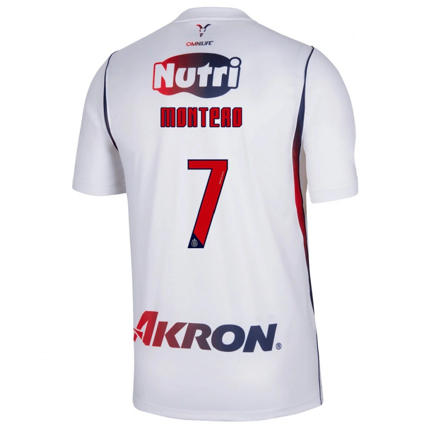 Danxen Homem Camisola Casandra Montero #7 Branco Azul Marinho Vermelho Alternativa 2026/27 Camisa Brasil