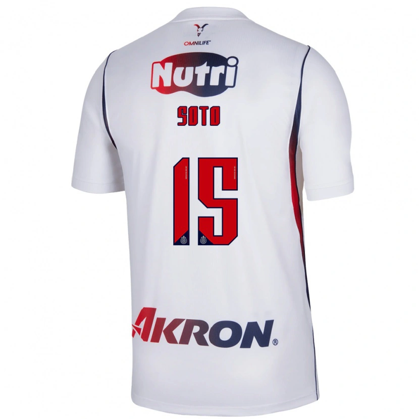 Danxen Homem Camisola Rubí Soto #15 Branco Azul Marinho Vermelho Alternativa 2026/27 Camisa Brasil