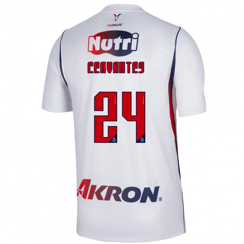 Danxen Homem Camisola Alicia Cervantes #24 Branco Azul Marinho Vermelho Alternativa 2026/27 Camisa Brasil