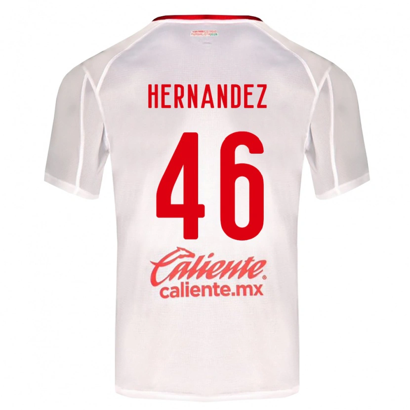 Danxen Homem Camisola Carlos Hernández #46 Branco Verde Vermelho Alternativa 2026/27 Camisa Brasil