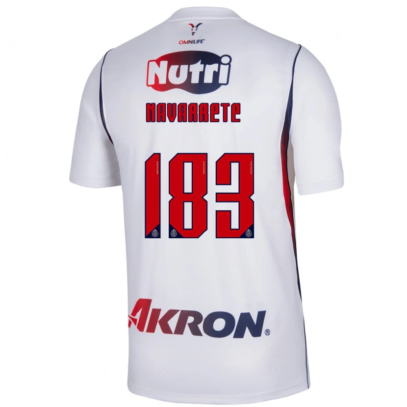Danxen Homem Camisola Cristo Navarrete #183 Branco Azul Marinho Vermelho Alternativa 2026/27 Camisa Brasil