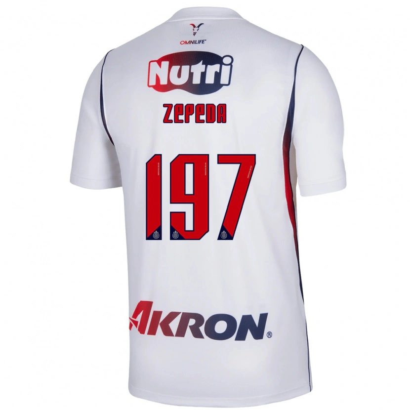 Danxen Homem Camisola Carlos Zepeda #197 Branco Azul Marinho Vermelho Alternativa 2026/27 Camisa Brasil