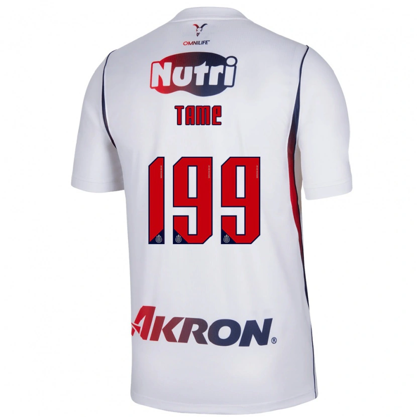 Danxen Homem Camisola Emilio Tame #199 Branco Azul Marinho Vermelho Alternativa 2026/27 Camisa Brasil