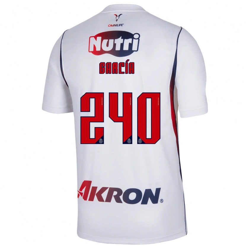 Danxen Homem Camisola Víctor García #240 Branco Azul Marinho Vermelho Alternativa 2026/27 Camisa Brasil