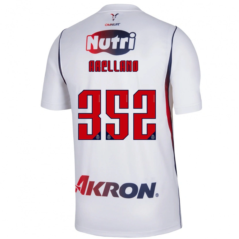 Danxen Homem Camisola Santiago Arellano #352 Branco Azul Marinho Vermelho Alternativa 2026/27 Camisa Brasil