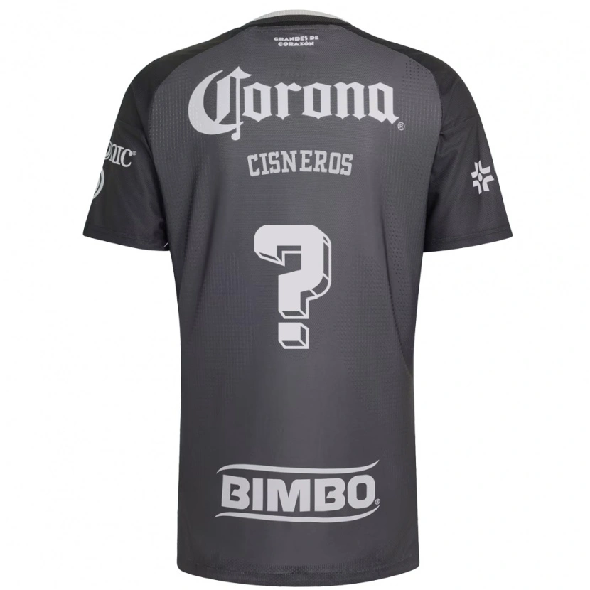 Danxen Homem Camisola Vladimir Cisneros #0 Cinza Branco Preto Alternativa 2026/27 Camisa Brasil