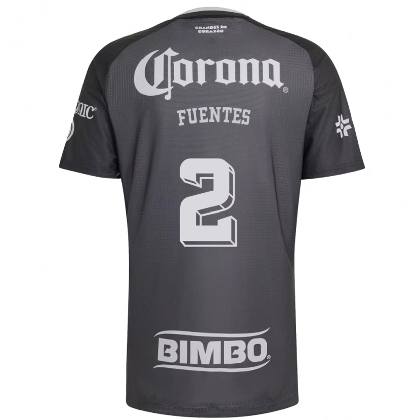 Danxen Homem Camisola Luis Fuentes #2 Cinza Branco Preto Alternativa 2026/27 Camisa Brasil