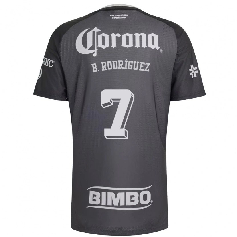 Danxen Homem Camisola Brian Rodríguez #7 Cinza Branco Preto Alternativa 2026/27 Camisa Brasil