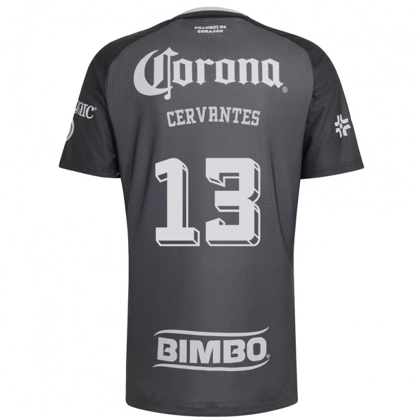 Danxen Homem Camisola Alan Cervantes #13 Cinza Branco Preto Alternativa 2026/27 Camisa Brasil