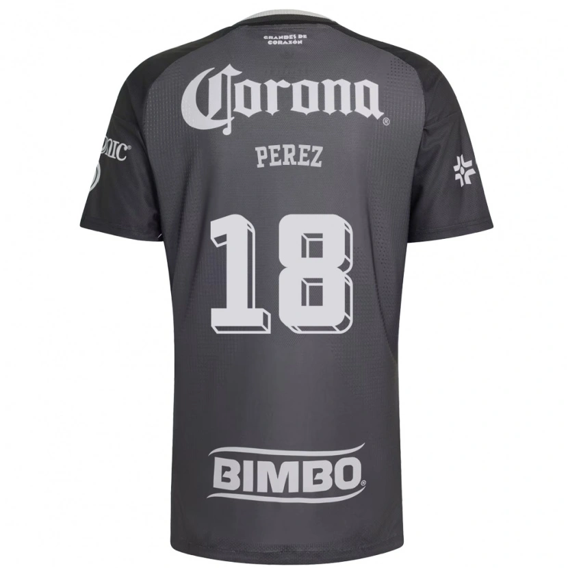 Danxen Homem Camisola Amanda Perez #18 Cinza Branco Preto Alternativa 2026/27 Camisa Brasil