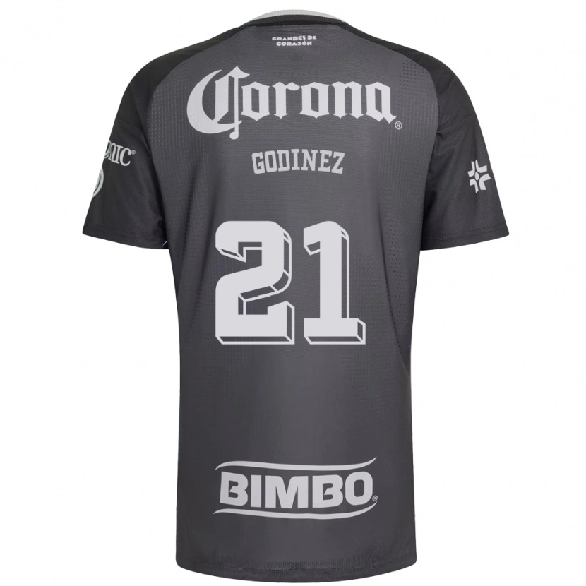 Danxen Homem Camisola Alexandra Godinez #21 Cinza Branco Preto Alternativa 2026/27 Camisa Brasil