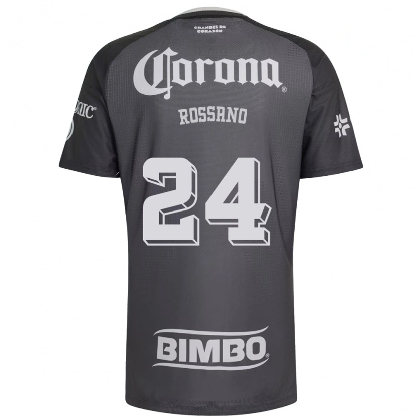 Danxen Homem Camisola Franco Rossano #24 Cinza Branco Preto Alternativa 2026/27 Camisa Brasil