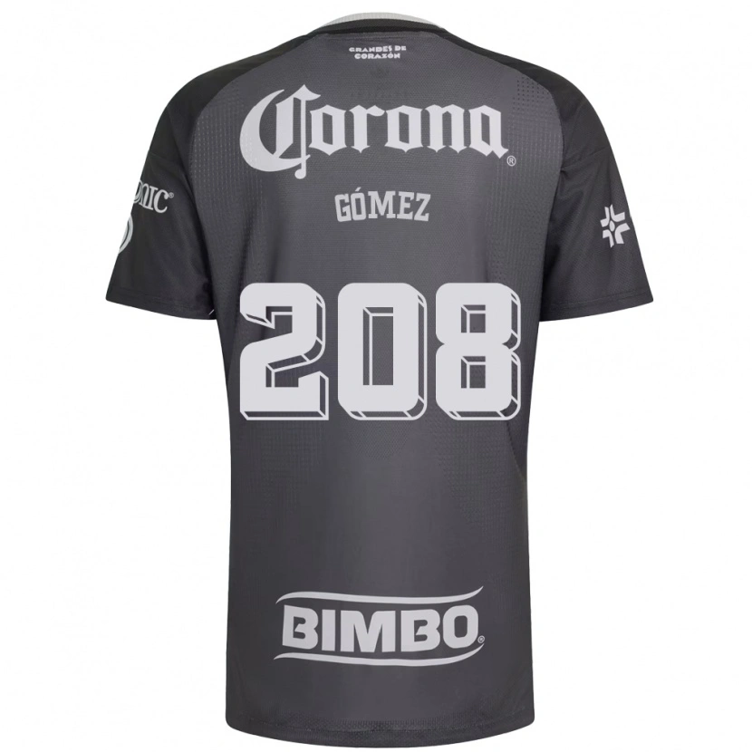 Danxen Homem Camisola José Gómez #208 Cinza Branco Preto Alternativa 2026/27 Camisa Brasil