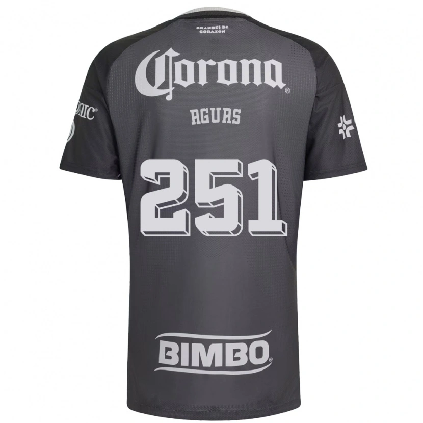 Danxen Homem Camisola Brian Aguas #251 Cinza Branco Preto Alternativa 2026/27 Camisa Brasil