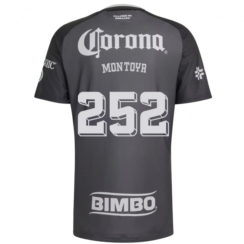 Danxen Homem Camisola Diego Montoya #252 Cinza Branco Preto Alternativa 2026/27 Camisa Brasil