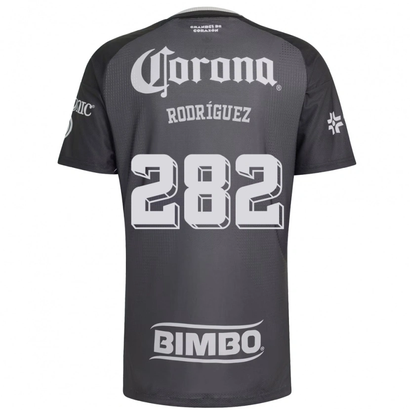 Danxen Homem Camisola Francisco Rodríguez #282 Cinza Branco Preto Alternativa 2026/27 Camisa Brasil