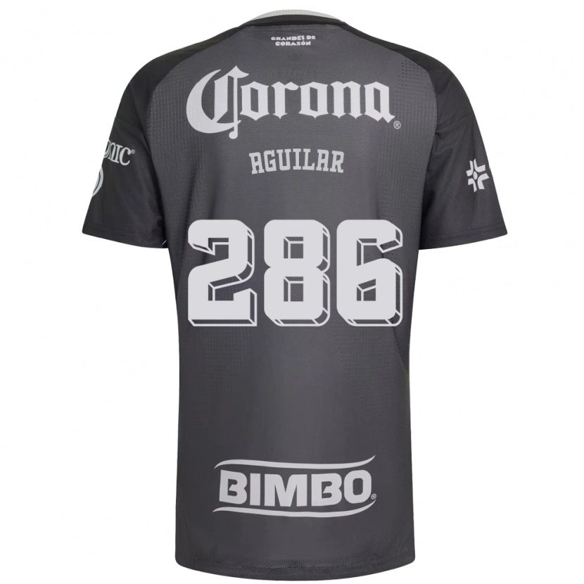 Danxen Homem Camisola Nicolás Aguilar #286 Cinza Branco Preto Alternativa 2026/27 Camisa Brasil