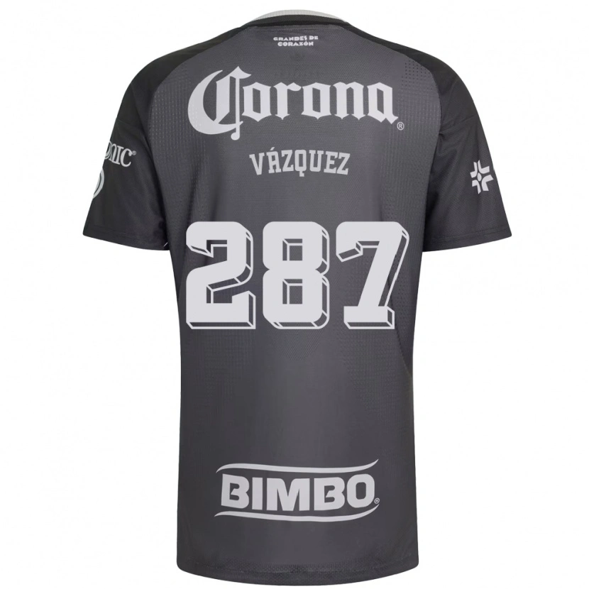 Danxen Homem Camisola Omar Vázquez #287 Cinza Branco Preto Alternativa 2026/27 Camisa Brasil