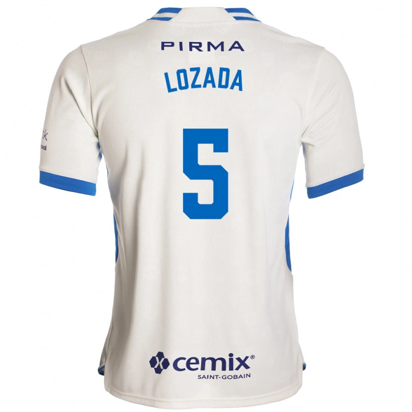 Danxen Homem Camisola Ana Lozada #5 Branco Azul Vermelho Alternativa 2026/27 Camisa Brasil