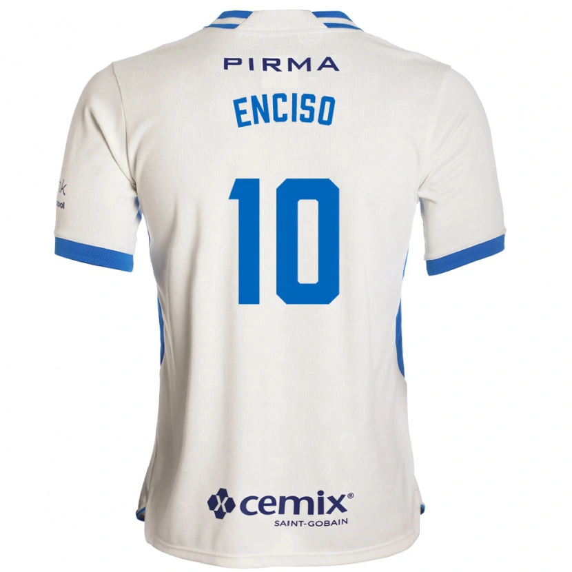 Danxen Homem Camisola Martha Enciso #10 Branco Azul Vermelho Alternativa 2026/27 Camisa Brasil