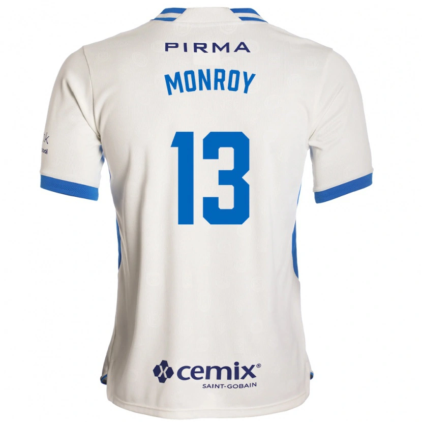 Danxen Homem Camisola Daniela Monroy #13 Branco Azul Vermelho Alternativa 2026/27 Camisa Brasil
