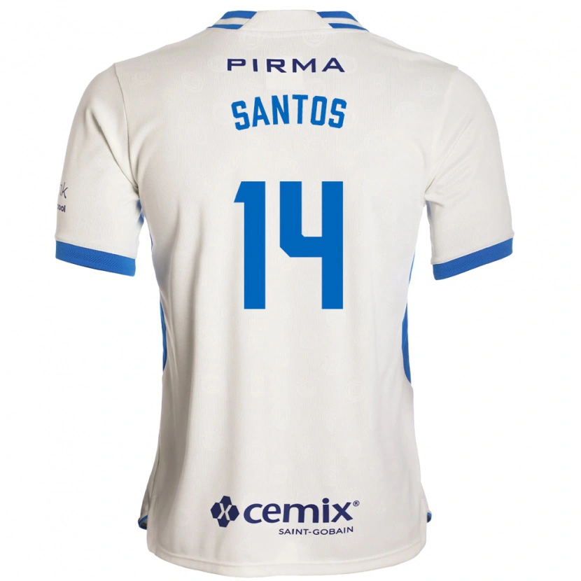 Danxen Homem Camisola Eleisa Santos #14 Branco Azul Vermelho Alternativa 2026/27 Camisa Brasil