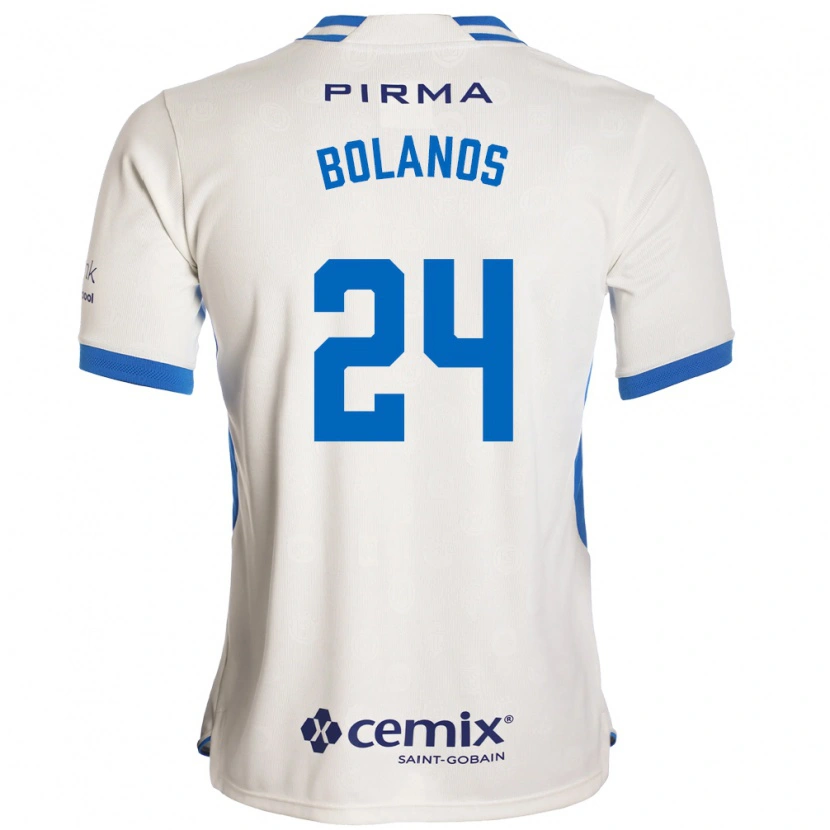 Danxen Homem Camisola Jatziry Bolanos #24 Branco Azul Vermelho Alternativa 2026/27 Camisa Brasil