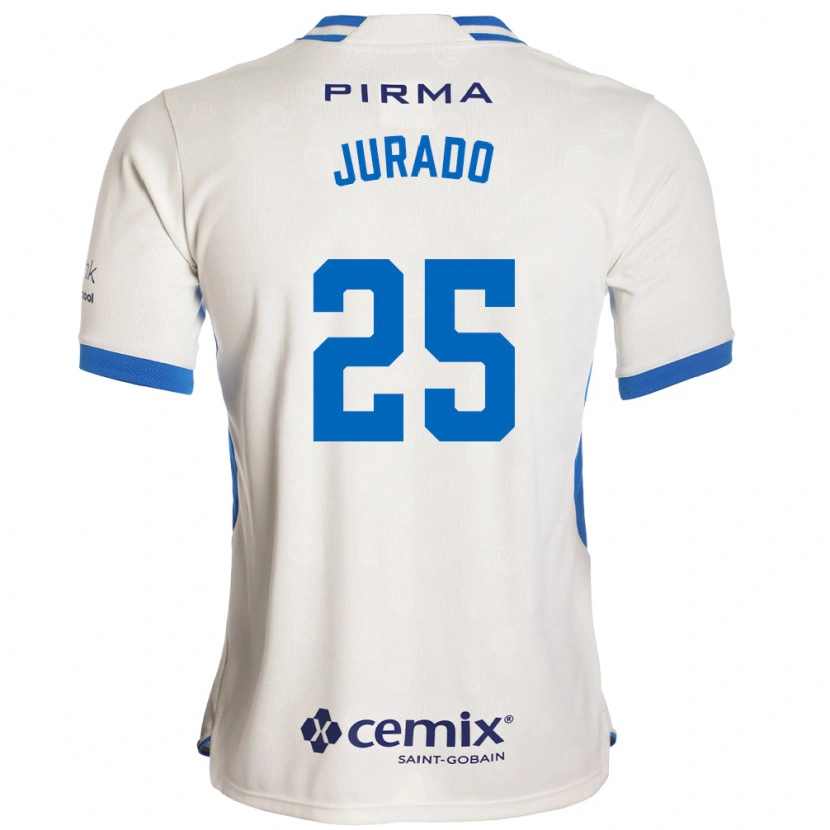 Danxen Homem Camisola Sebastian Jurado #25 Branco Azul Vermelho Alternativa 2026/27 Camisa Brasil