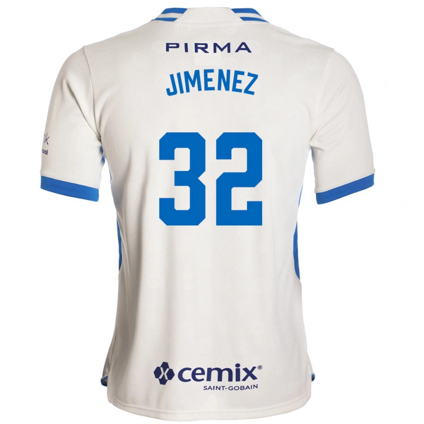 Danxen Homem Camisola Cristian Jiménez #32 Branco Azul Vermelho Alternativa 2026/27 Camisa Brasil
